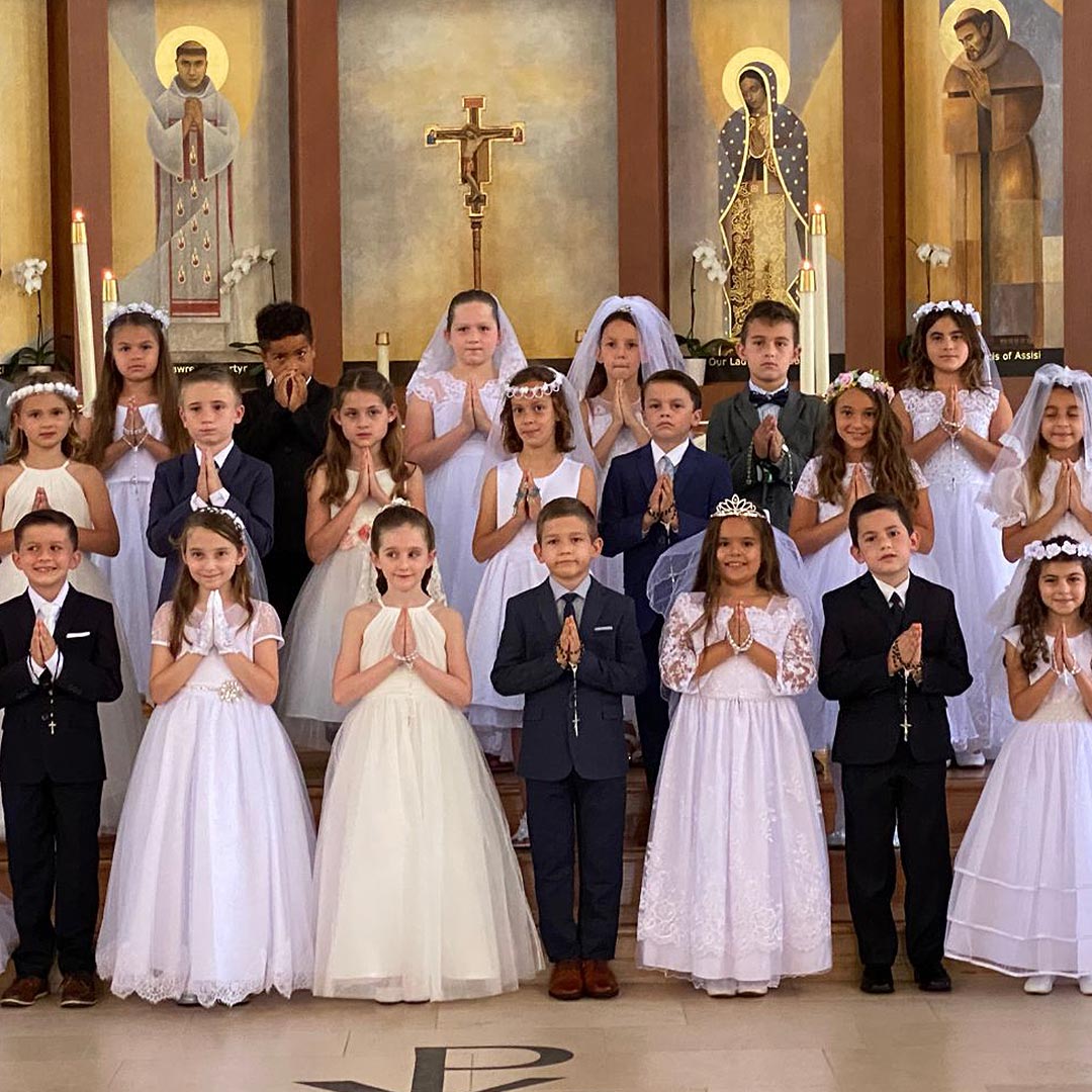 Saint Lawrence Martyr School communion class