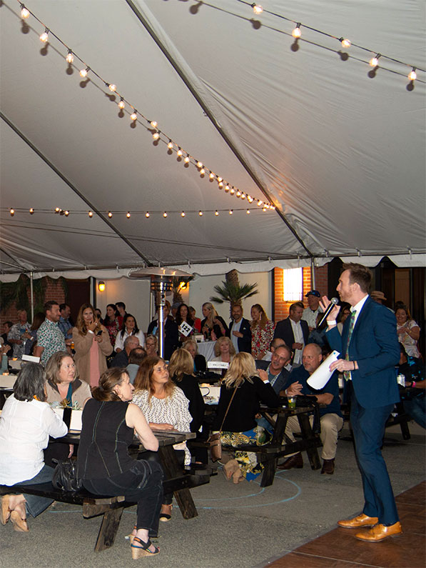 Live Auction Action at Taste of the Bay, a Mariner's Main Event for St. Lawrence Martyr School, Redondo Beach