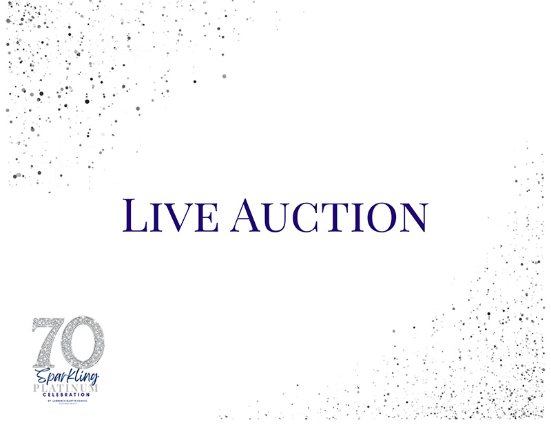 Live Auction 70th Anniversary